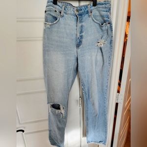 Abercrombie Mom Jeans size 28 Long